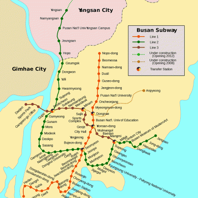 Busan Subway Map   Busan Subway Map City 400x400 